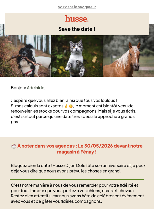 Husse : la relation client en pilote automatique