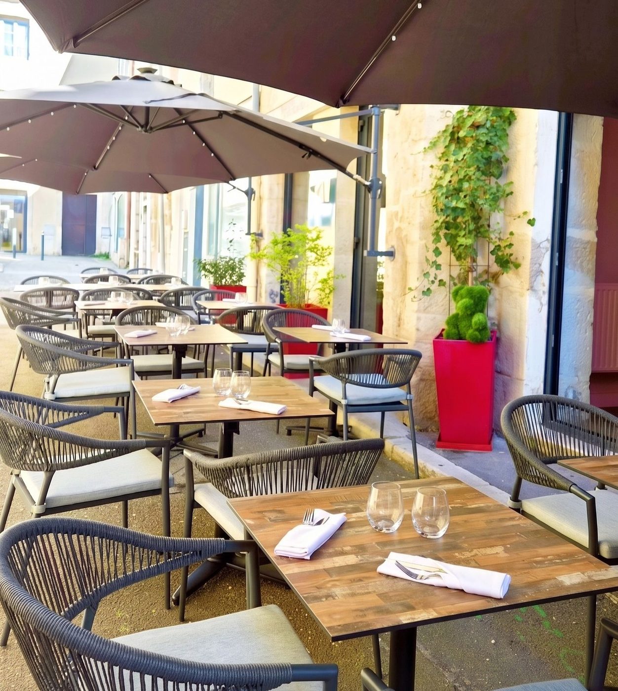 La terrasse du restaurant