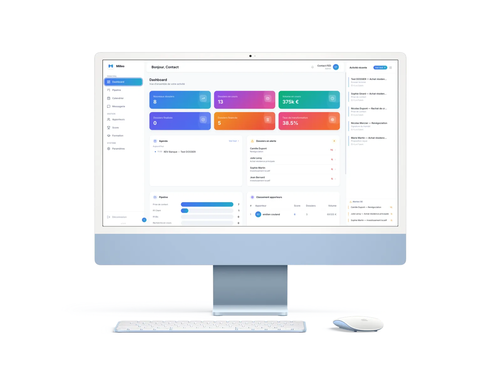 Milleo : le courtage piloté comme une startup